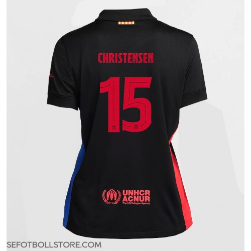 Barcelona Andreas Christensen #15 Replika Bortatröja Dam 2024-25 Kortärmad